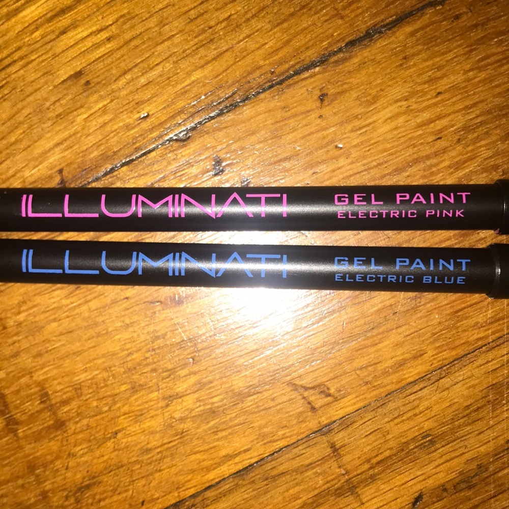 Illuminati cosmetics gel paint duo in electric p&b